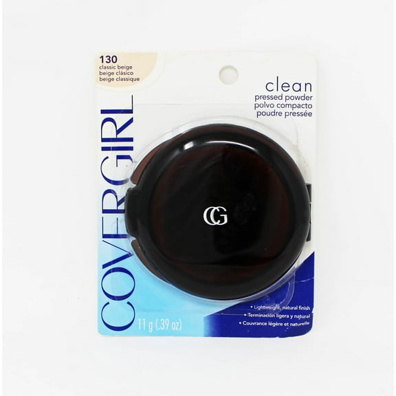 CoverGirl Clean Pressed Powder 130 Classic Beige .39 Ounce