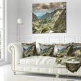 thumbnail image 3 of Designart Tatra Mountains from Hiking Trail - Landscape Photo Throw Pillow - 18x18, 3 of 5