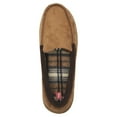 thumbnail image 5 of Hanes Men's Moccasin Slipper House Shoe With Indoor Outdoor Memory Foam Sole Fresh IQ Odor Protection, 5 of 5