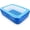 82 Blue, variant on Inflatable Swimming Pool, Kiddie Pools with Inflatable Soft Floor, Durable Blow Up Pools for Backyard, Garden or Indoor