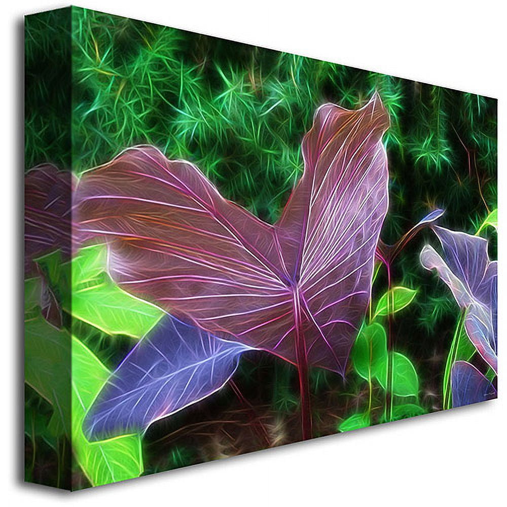 Trademark Art "Hawaiian Garden II" Canvas Wall Art by Kathie McCurdy
