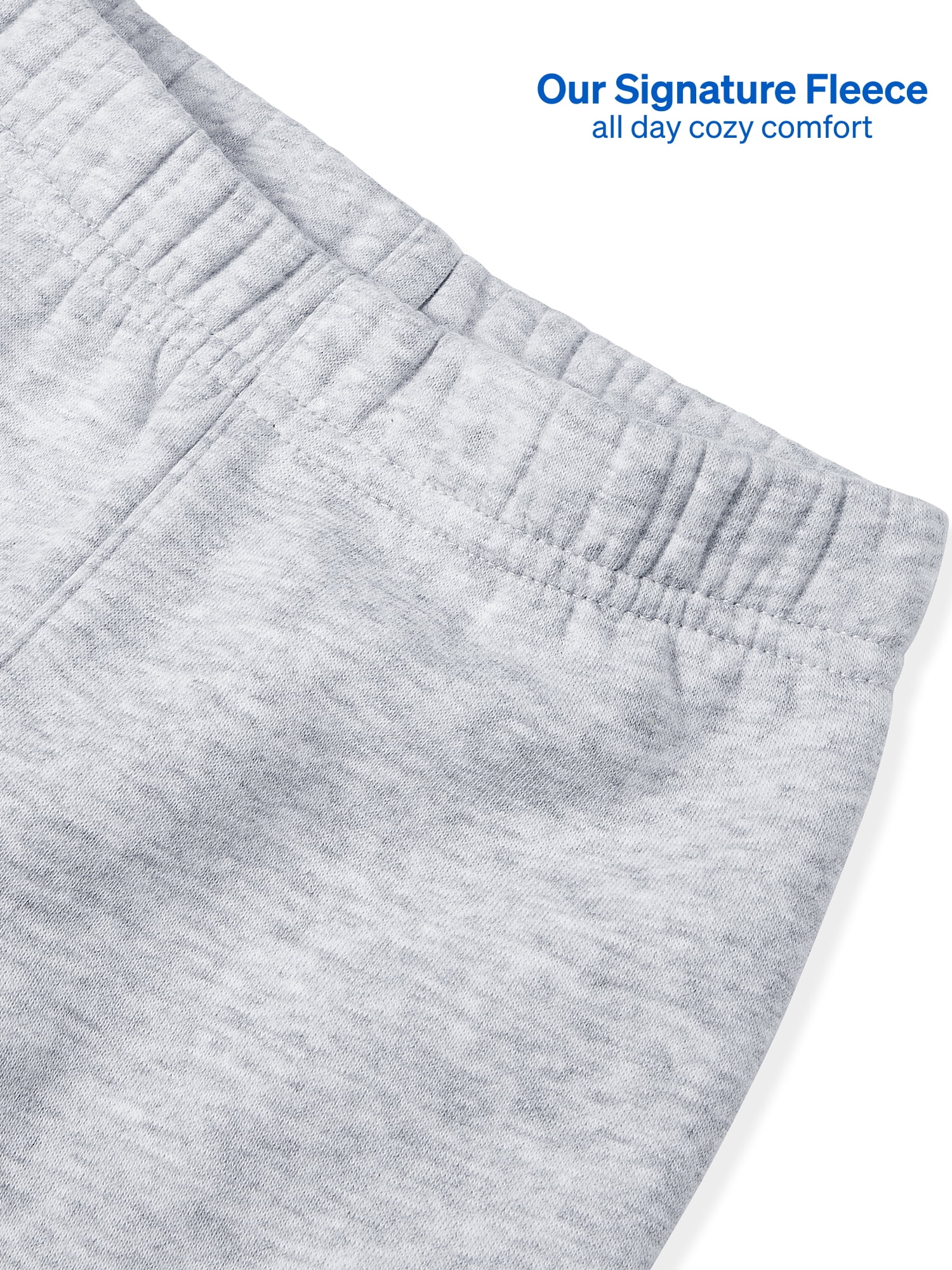Garanimals Baby & Toddler Girls Fleece Sweatpants, Wide Leg, Sizes 0-6T