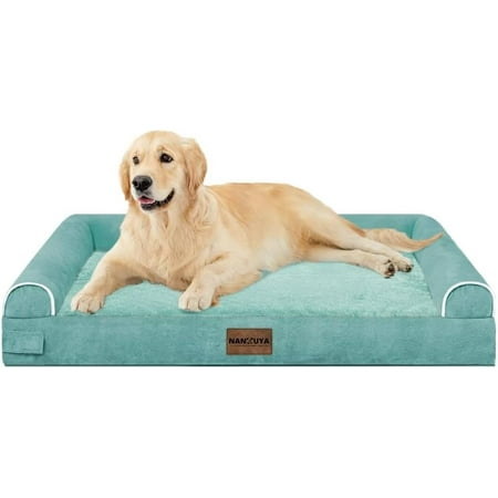 Large Dog Bed Orthopedic Washable: Beds Bolster XL Bed Big XLarge Dogs Memory Foam Couch Sofa Waterproof with Removable Cover