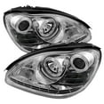 thumbnail image 1 of For 00-06 Mercedes Benz S430 W220 (w/ HID Only) Sonar DRL LED Projector Headlights (Chrome) YD-PRO-MBW220-HID-DRL-C, 1 of 4