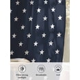 thumbnail image 6 of Sheer Curtains 84 Inches Long, Patriot American Flag Light Filtering Window Curtains for Living Room/Bedroom, Independence Day 4th of July Rod Pocket Voile Sheer Curtain Drapes, 52"W x 84"L, 2 Panels, 6 of 9