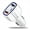 White, variant on Dual USB and USB C Car Charger 30W Fast USB Car Charger PD&QC 3.0 Dual Port Car Adapter Compatible with iPhone 12/12 Pro/Max/12 Mini/iPhone 11/Pro/Max/XR/XS/Max/8, Galaxy S21/20/10/10