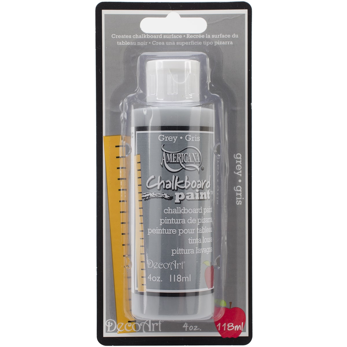 Deco Art Americana Chalkboard Paint 4oz CardedSlate Grey