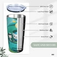 thumbnail image 6 of The Octonauts Car Cup With Straw 20oz Stainless Steel Tumbler Push-Pull Lid Sports Water Bottle Insulated Travel Cup, 6 of 8