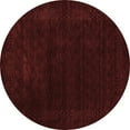 thumbnail image 1 of Ahgly Company Indoor Round Abstract Red Contemporary Area Rugs, 3' Round, 1 of 4