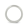 thumbnail image 3 of Stainless Steel Brushed and Polished Band Ring (4mm), 3 of 6
