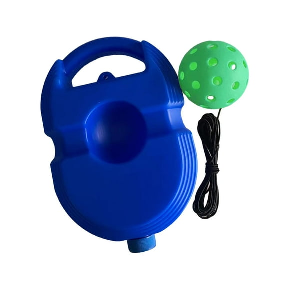 Colaxi Entraîneur de Pickleball Améliorer la Vitesse Adulte Enfants Portable Améliore les Habiletés Joueur Pickleball Solo Équipement Aide à l'Entraînement de Pickleball Balle Verte Bleu
