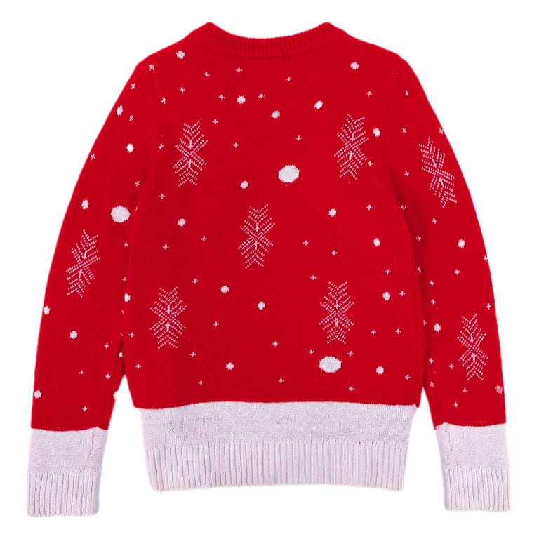 HA EMORE Womens Reindeer Ugly Christmas Sweater LED Light Up Built in Light Bulbs Holiday Knitted Sweater Cardigan Pullover Jumper Milu deer S