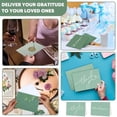 thumbnail image 6 of 30 Pack Thank You Cards with Envelopes and Stickers 3.5 x 5 Inch Blank Note Card Kraft Envelopes for Business Weddings Bridal Gift Baby Shower Graduation(Green Tones), 6 of 6