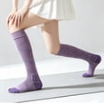 thumbnail image 6 of Domzle Compression Socks - Compression Socks Women & Men Circulation - for Running,Athletic Purple, 6 of 8