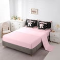 thumbnail image 5 of Erosebridal Princess Bow R Twin Bedding Sets 7-Piece, Spring Flower Bedding Comforter Set, Pink Reversible, 5 of 7