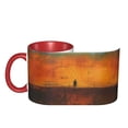 thumbnail image 4 of Moody Go Away Alone Coffee Mug Fun Custom Ceramic Mugs 11oz Red, 4 of 5