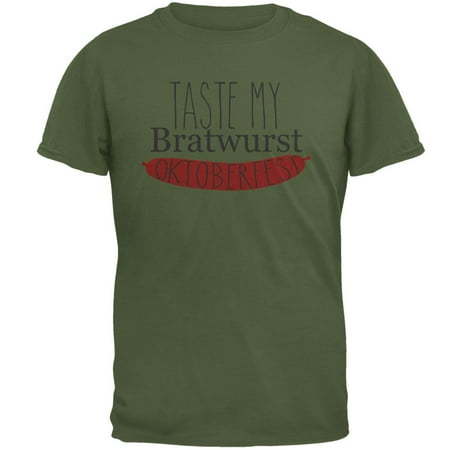 Oktoberfest Taste My Bratwurst German Mens T Shirt