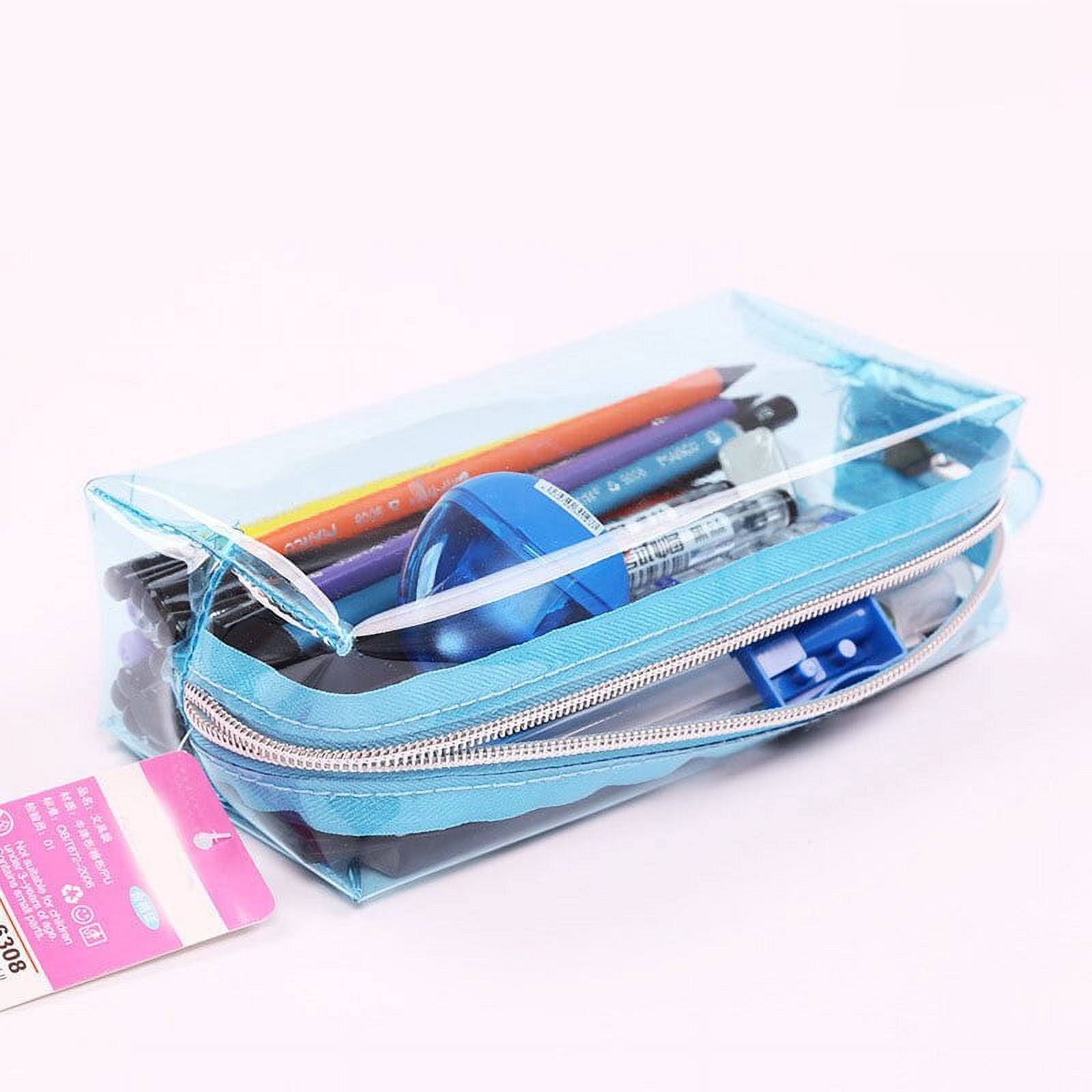 Clear PVC Pencil Pouch Big Capacity Makeup bag - SJNJCO3 - IdeaStage  Promotional Products