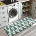 thumbnail image 3 of Green Christmas Tree Pattern Kitchen Rug Mat,Kitchen Runner Rugs Non Skid Washable,Decorative Kitchen Floor Mats for Kitchen,Sink,Laundry,17"x47.2", 3 of 7