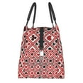 thumbnail image 4 of Vsdgher Poker Print Insulated Reusable Bags with Sturdy Zipper and Handles, Foldable Totes for Hot or Cold Food Bring or Delivery, 4 of 8