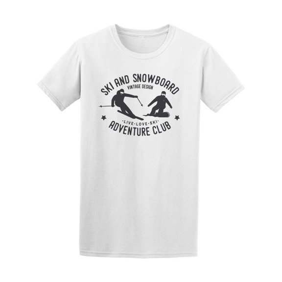 Ski And Snowboard Adventure Club Tee Men's -Image by Shutterstock