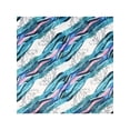 thumbnail image 6 of Sunny Fashion Girls Sleeveless A-Line Dress Satin Blue Wave Print Knee Length Casual Beach Party Summer Holiday 7 Years, 6 of 7