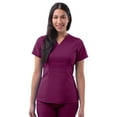 thumbnail image 1 of Adar Pro Scrubs For Women - Tailored Peplum Scrub Top, 1 of 5