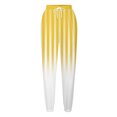 thumbnail image 5 of Virmaxy Women's 2024 Casual Striped Jogger Pants Drawstring Elastic Cuffs Sweatpants with Pockets Fashion Cozy Lounge Pants Yellow-4 XXL, 5 of 5