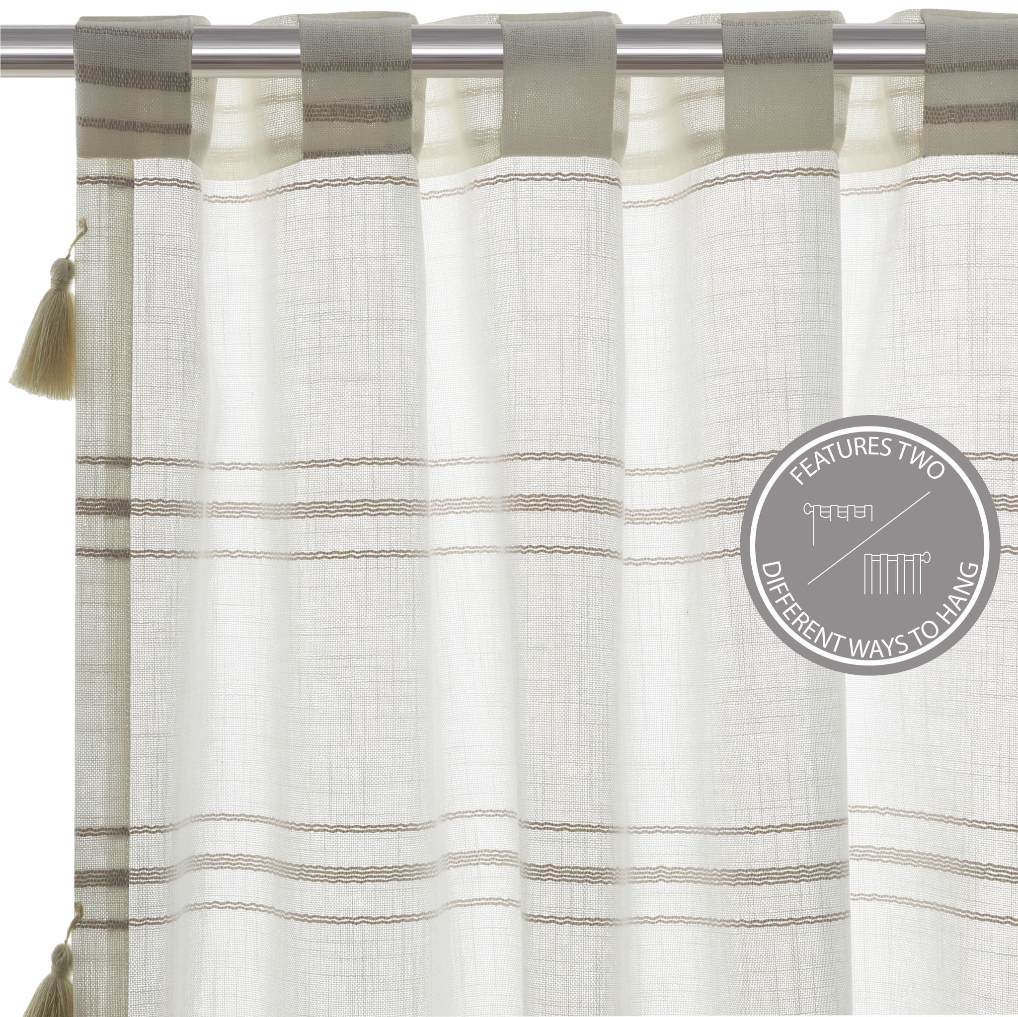 Better Homes & Gardens Polyester-Cotton Light Filtering Better Homes & Gardens Polyester-Cotton Light Filtering