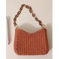 thumbnail image 2 of CoCopeaunts Straw Purses for Women Stylish Straw Shoulder Bag Woven Tote Bag Hobo Bag for Travel Vacation Beach, 2 of 5