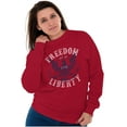 thumbnail image 3 of American Freedom Liberty 1776 Patriot Sweatshirt for Men or Women Brisco Brands S, 3 of 6