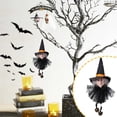 thumbnail image 2 of Vikakiooze 2023 Halloween Decorations Halloween Venue Layout Props Cartoon Gauze Skirt Bell Pendant Ghost Witch Pendant, 2 of 5