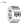 thumbnail image 3 of 8 Pcs Set Screw Shaft Collar 7/16"Bore, 304 Stainless Steel Shaft Collars, 7/8"OD, 7/16"Thickness, 3 of 5