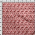 thumbnail image 4 of oneOone Rayon Red Fabric Abstract Floral Sewing Material Print Fabric By The Yard 56 Inch Wide-3rc, 4 of 5