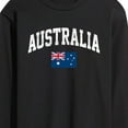 thumbnail image 3 of Instant Message - Australia Flag - Men's Long Sleeve T-Shirt, 3 of 6