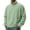 #_003Light Green, variant on ASDFVBKG Men's Polar Fleece Sweatshirt Stand Collar Lightweight Long Sleeve Tops Outerwear Warm Fall Winter Solid Color Outfits Light Green L