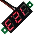 thumbnail image 3 of MasteelfCA DC 2.5-30V 0.28" Red LED Digital Voltmeter Voltage Volt Meter Panel Red Bright LED Display Two Wires Volt, 3 of 7