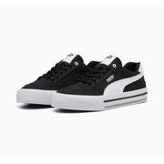 Puma Court Classic Vulcanized Formstrip, Black/White, Men's Size 12