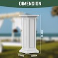 thumbnail image 3 of 2Pcs Roman Columns Wedding Roman Column Pillars Plastic Elegant Greek Column Statue Flower Pot Columns Stand Pedestal Wedding Event Party Decorative, 3 of 6
