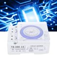thumbnail image 4 of Interrupteur Minuteur, Structure Stable Belle Apparence Design Sophistiqué Durable Interrupteur de Temps Programmable pour Usine, 4 of 8