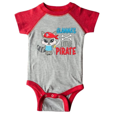 

Inktastic Glamma s Little Pirate Cute Raccoon with Sword Gift Baby Boy or Baby Girl Bodysuit