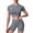 B, variant on Two Piece Workout Sets Women Outfits Gym Yoga Shorts Crop Tank Sets(Black,M)