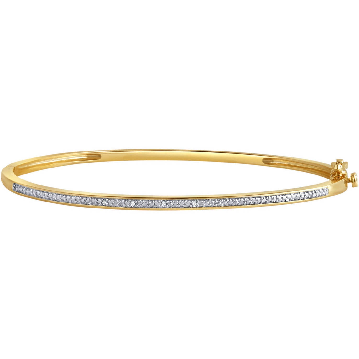 Arista Diamond Accent 14k Gold Over Brass Fashion Bracelet