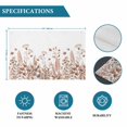thumbnail image 6 of Spring Floral Placemats Set of 6, Watercolor Elegant Pastoral Flowers Placemats for Dining Table, Place Mats for Kitchen Tabletop, Waterproof Wipeable Dining Table Mats Set, 6 of 9