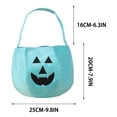 thumbnail image 4 of Halloween Pumpkin Candy Treat Bags for Party Supplies - Soft Cloth Candy Bucket Holders for Kids Toddlers Trick or Treating - Handheld Halloween Pumpkin Bags for Trunk or Treat Party Favors, 4 of 7