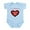Sky Blue, variant on CafePress - Imbeating Pos Body Suit - Baby Light Bodysuit, Size Newborn - 24 Months