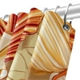 thumbnail image 5 of Shell Waterproof Printed Shower Curtain Set with Hooks - Bathroom Decoration, 5 of 5