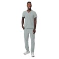 thumbnail image 5 of Adar Addition Go-Basic Scrub Set For Men - Classic V-Neck Scrub Top & Cargo Scrub Pants - A9300 - Silver Gray - 3X, 5 of 7