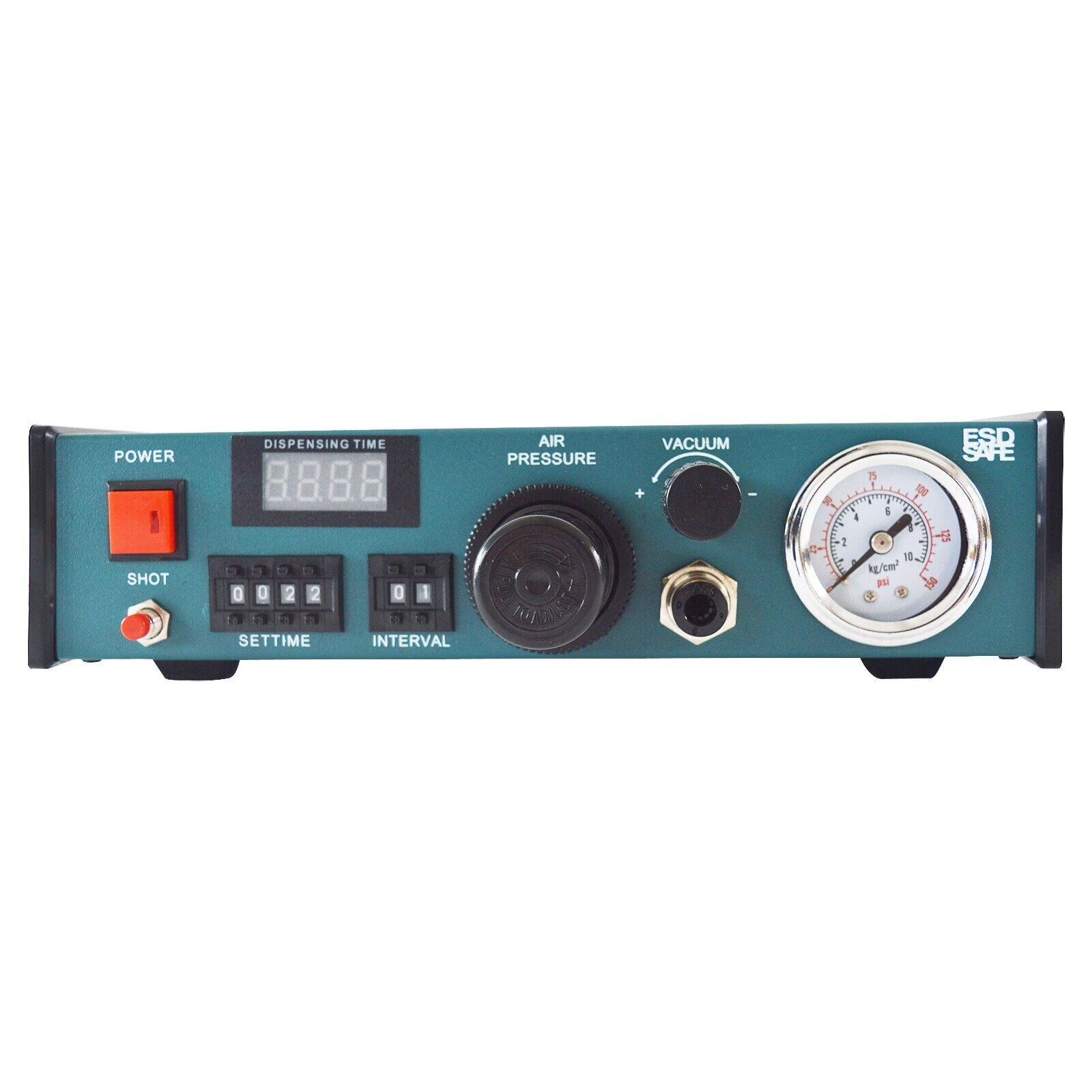 PreAsion Semi-Automatic Glue Dispenser 983A Intelligent Control Dispensing Time for Electronic Component 110V