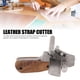 thumbnail image 5 of Cortador Manual De Tiras De Cuero, Cortador De Correa De Cuero Hoja Universal De 18 Mm Construcción De Mano Ajustable De 10-60 Mm De Nogal Negro Para Manualidades, 5 of 7
